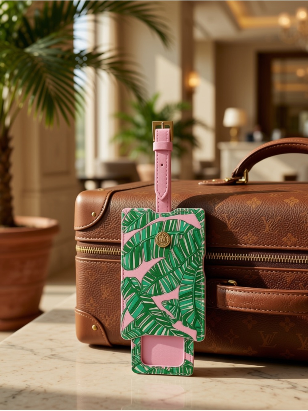 🆕💕🌴LILLY PULITZER🌴LETS GO BANANAS LUGGAGE TAG